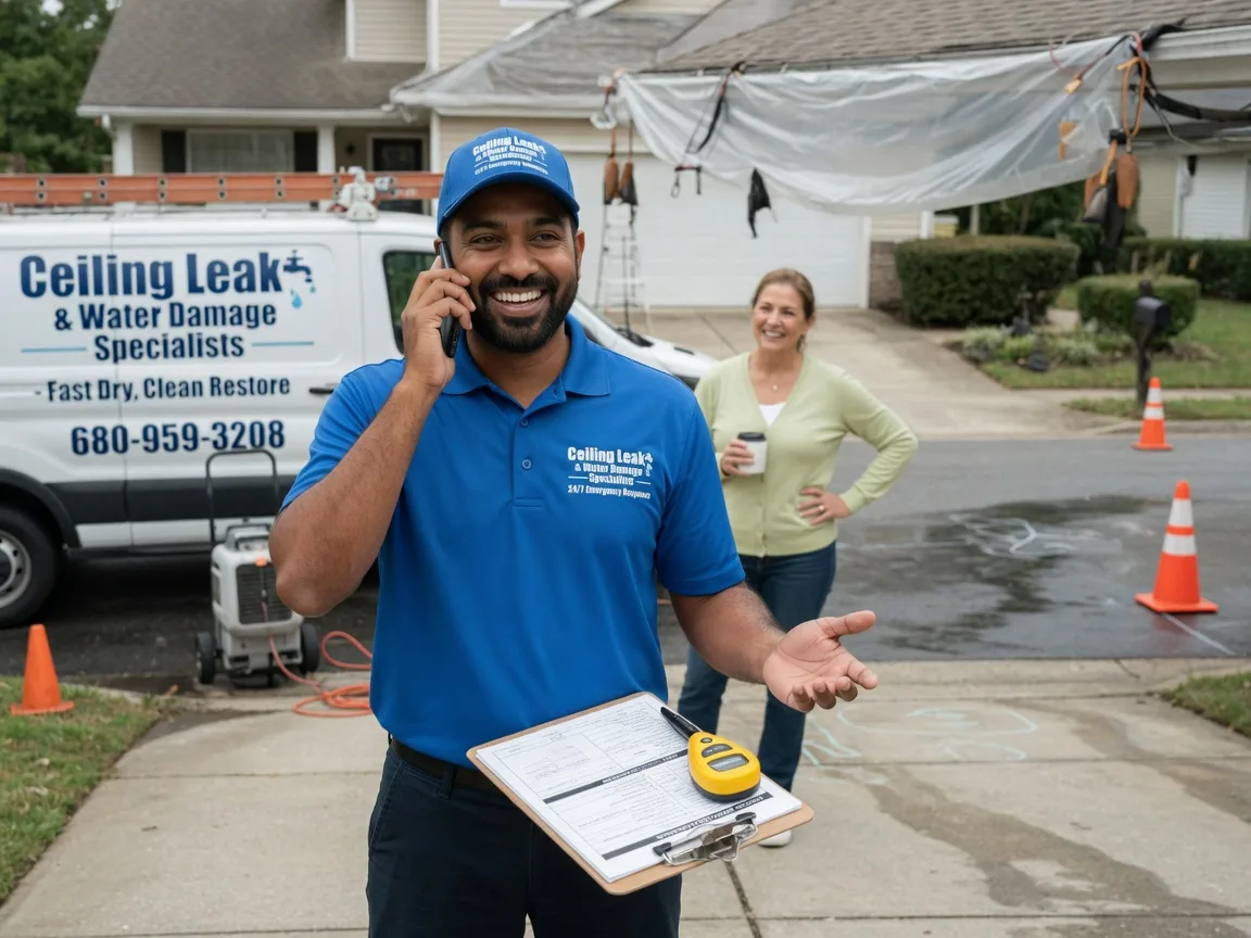 Ceiling Leak Cleanup Wilmot, AR FAQs